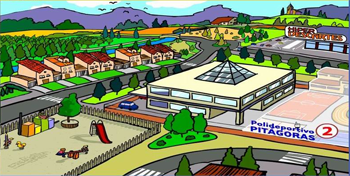El polideportivo Pit�goras